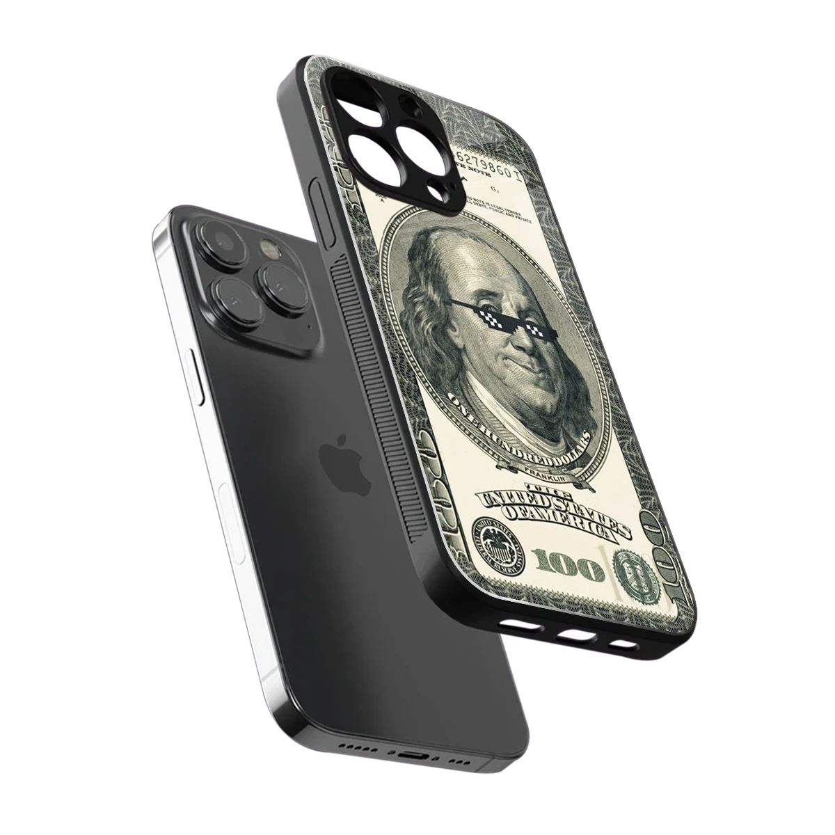 Ben Swag sleek iphone 13 pro cover with tempered glass back and TPU edges