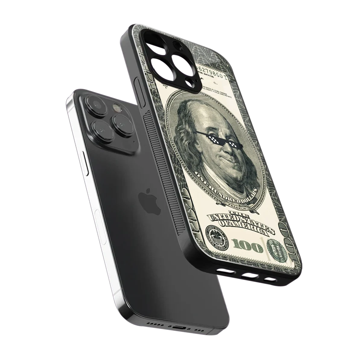 Ben Swag sleek iphone 16 pro max cover with tempered glass back and TPU edges