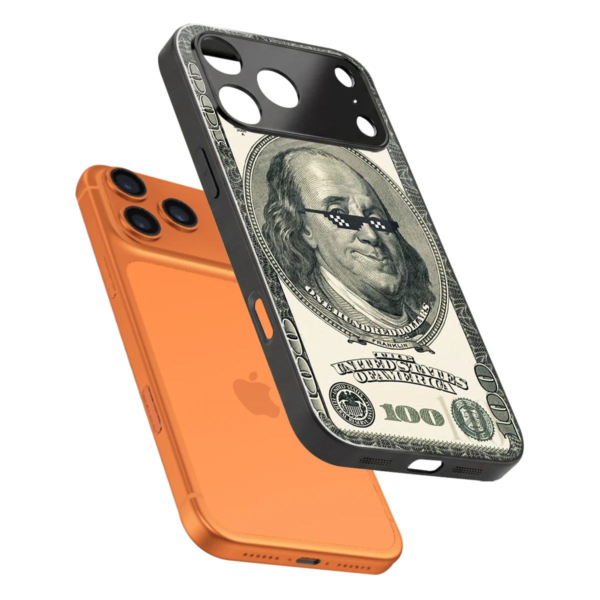Ben Swag sleek iphone 17 pro cover with tempered glass back and TPU edges