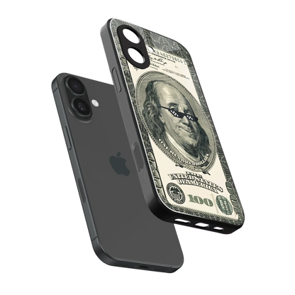 Ben Swag sleek iphone 17 cover with tempered glass back and TPU edges