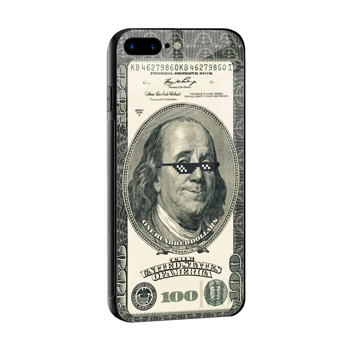 Ben Swag sleek iphone 8 plus cover with tempered glass back and TPU edges