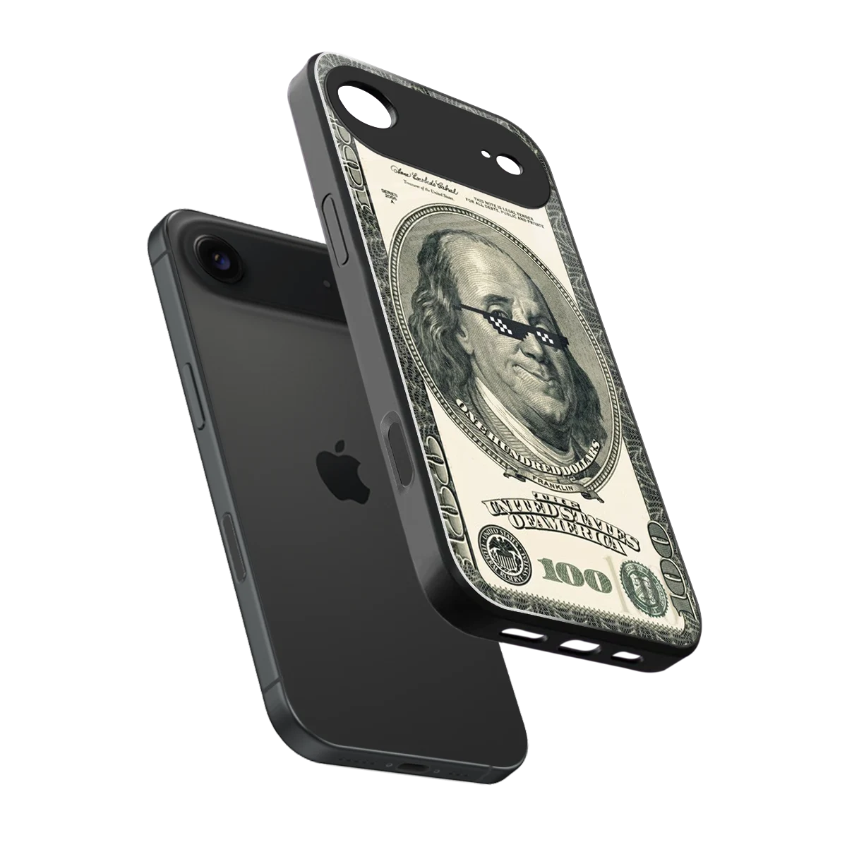 Ben Swag sleek iphone air cover with tempered glass back and TPU edges