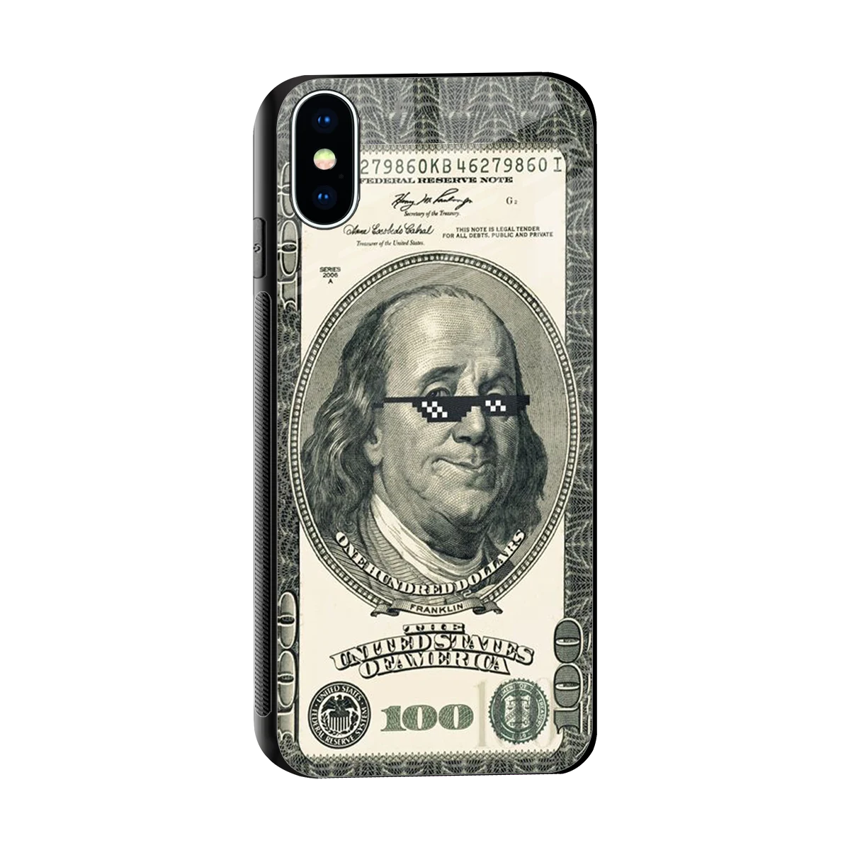 Ben Swag sleek iphone x cover with tempered glass back and TPU edges