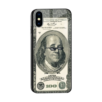 Ben Swag sleek iphone x cover with tempered glass back and TPU edges