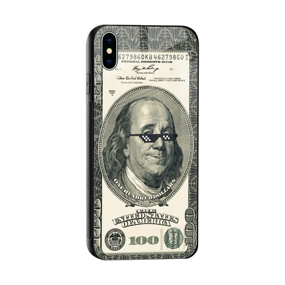 Ben Swag sleek iphone xs max cover with tempered glass back and TPU edges