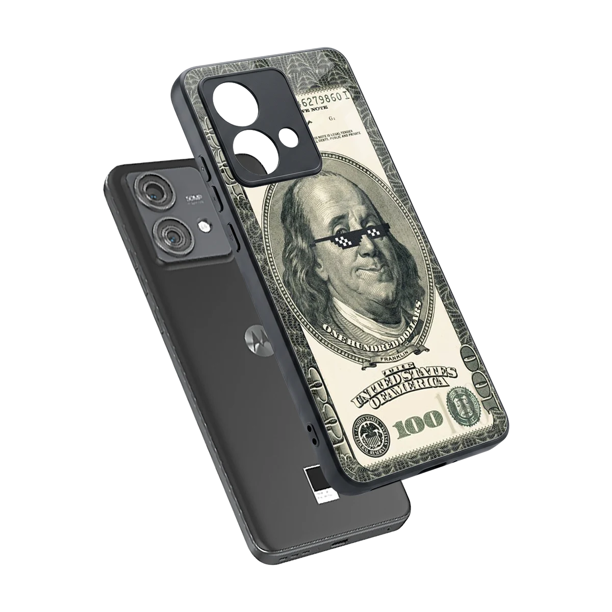 Ben Swag sleek motorola edge 40 neo 5g cover with tempered glass back and TPU edges