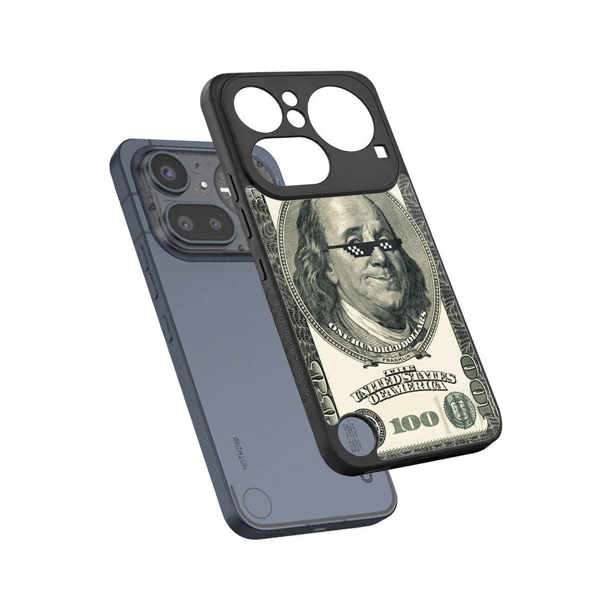 Ben Swag sleek nothing phone 4a pro cover with tempered glass back and TPU edges