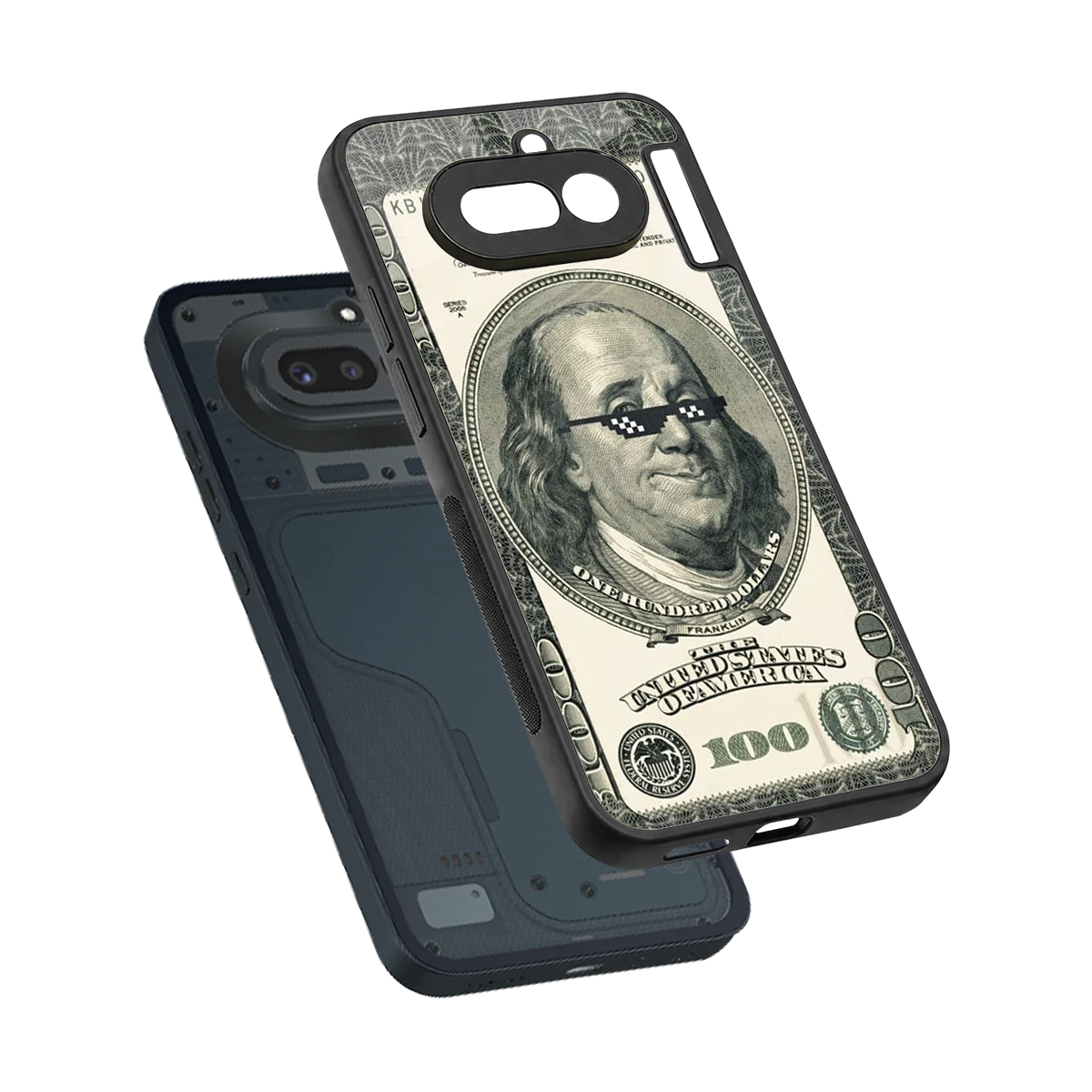 Ben Swag sleek nothing phone 4a cover with tempered glass back and TPU edges