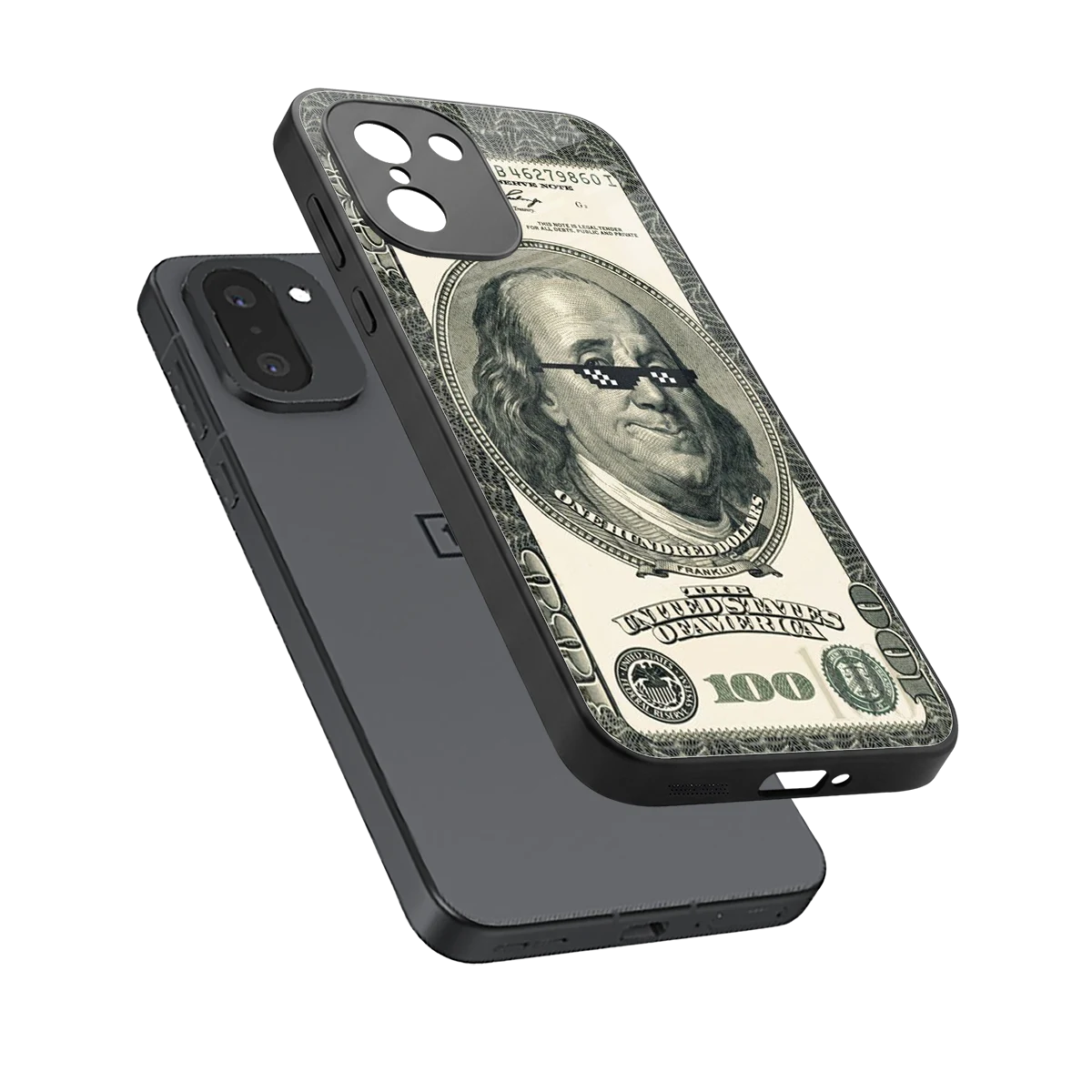Ben Swag sleek oneplus 15r cover with tempered glass back and TPU edges