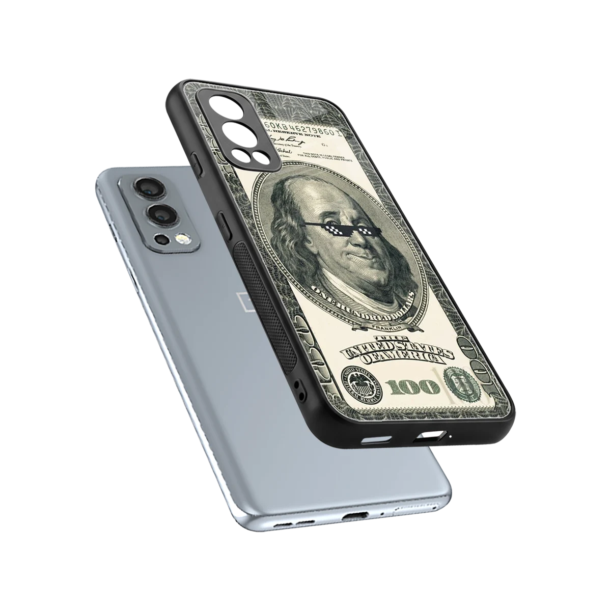 Ben Swag sleek oneplus nord 2 cover with tempered glass back and TPU edges