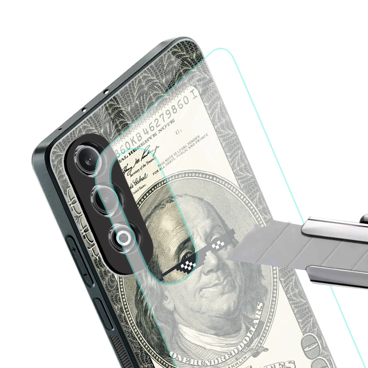 Ben Swag stylish phone case for oneplus nord ce 4 | glossy glass and slim fit