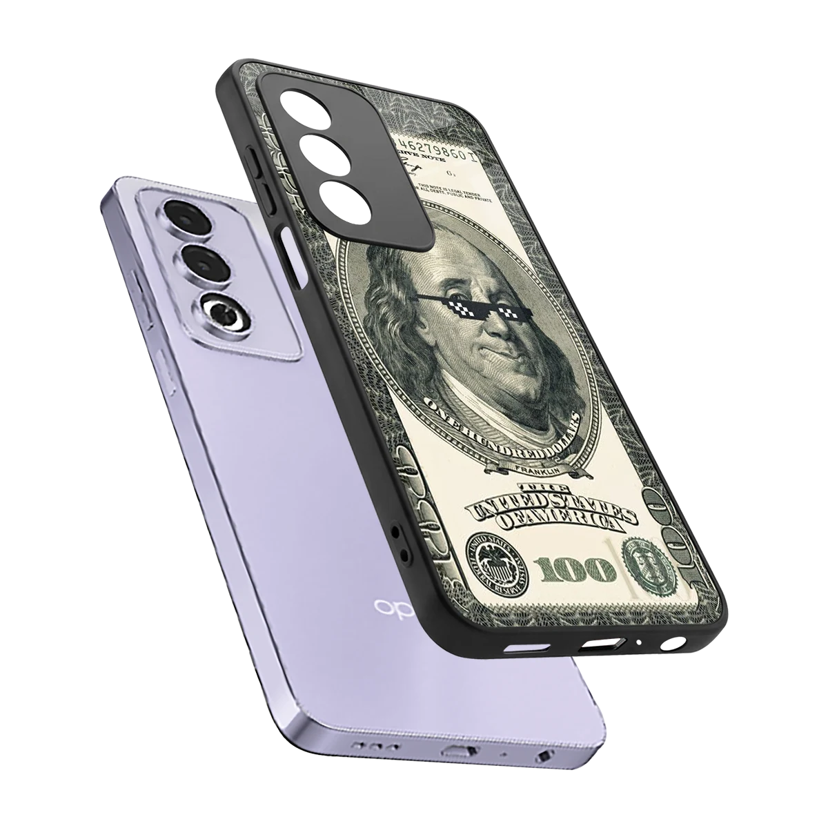 Ben Swag sleek oppo a3 pro cover with tempered glass back and TPU edges