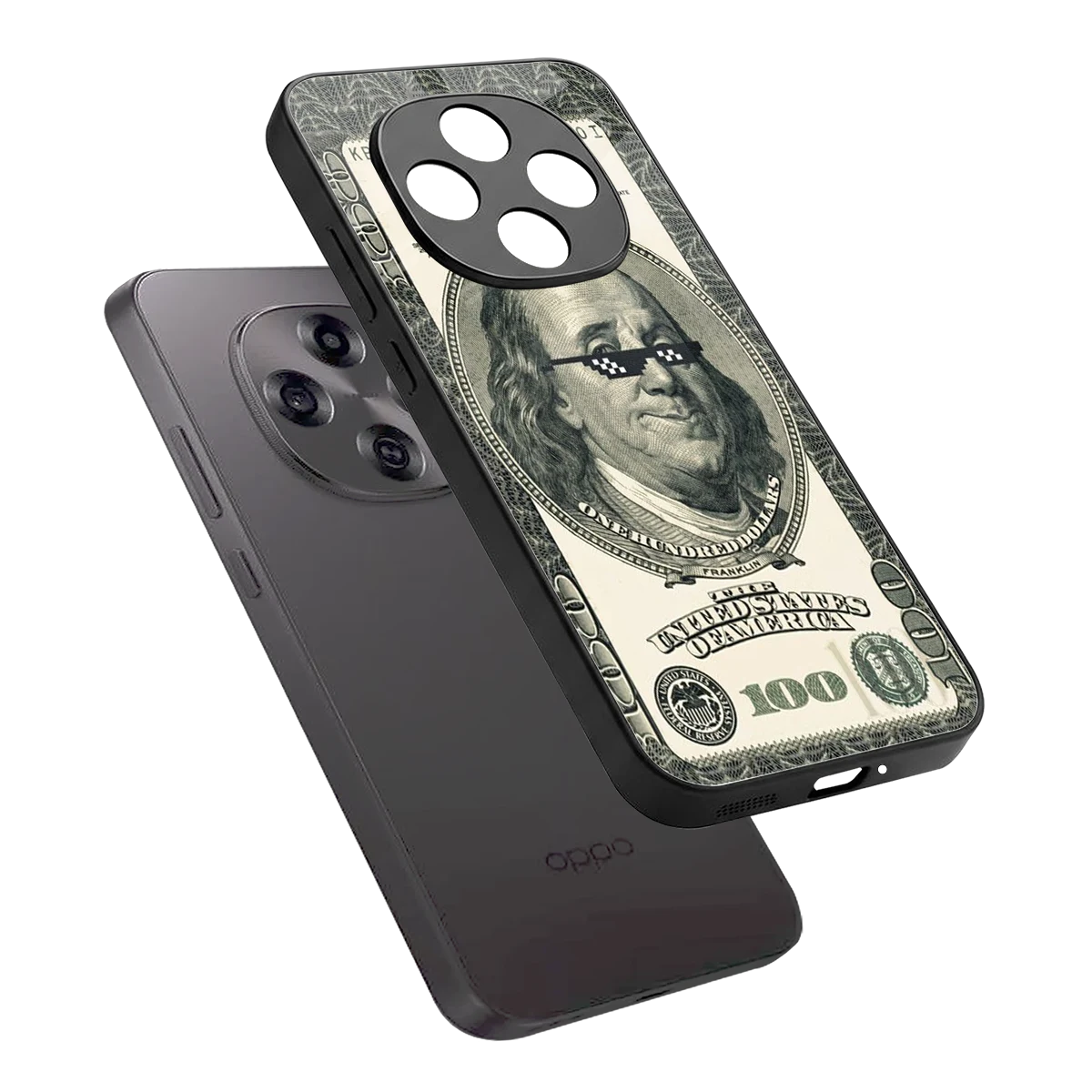 Ben Swag sleek oppo f31 pro 5g cover with tempered glass back and TPU edges