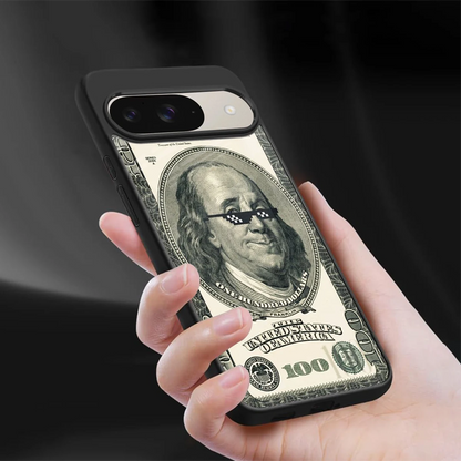 Ben Swag sleek google pixel 9 cover with tempered glass back and TPU edges