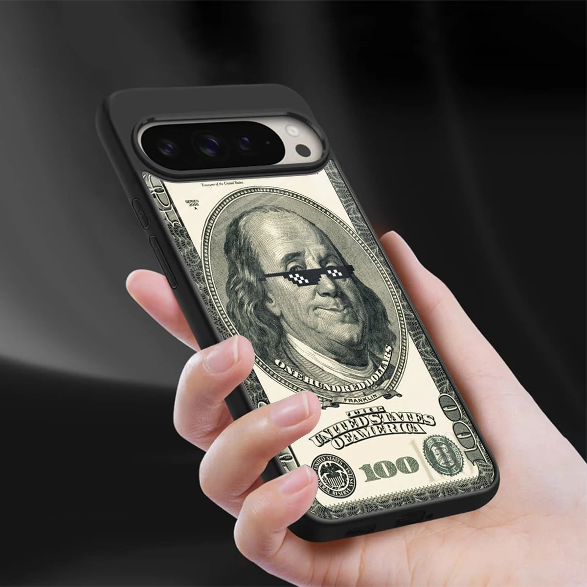 Ben Swag sleek google pixel 9 pro xl cover with tempered glass back and TPU edges