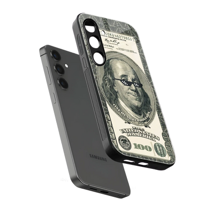 Ben Swag sleek samsung galaxy s24 cover with tempered glass back and TPU edges