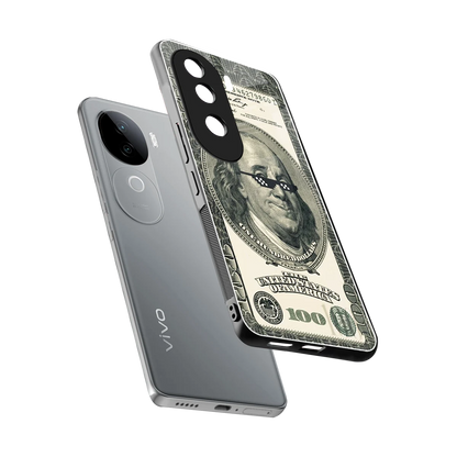 Ben Swag sleek vivo v40e cover with tempered glass back and TPU edges