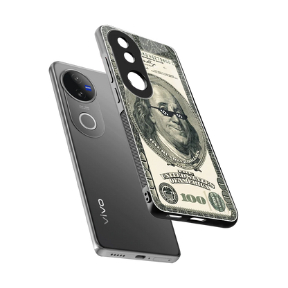 Ben Swag sleek vivo v50 cover with tempered glass back and TPU edges