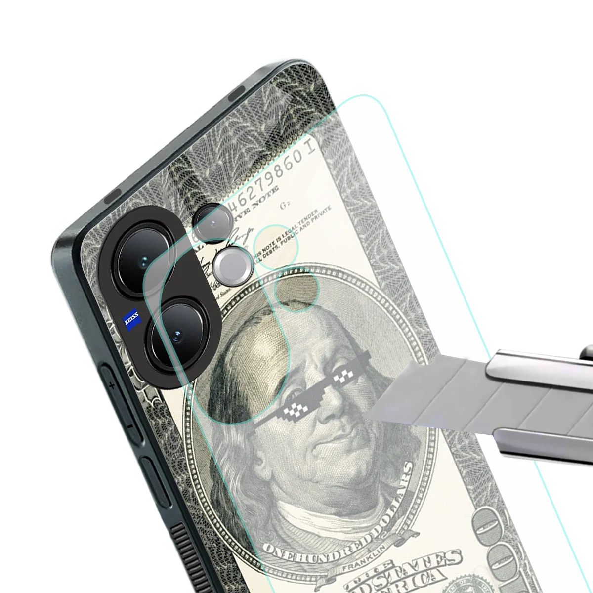Ben Swag stylish phone case for vivo v60 | glossy glass and slim fit