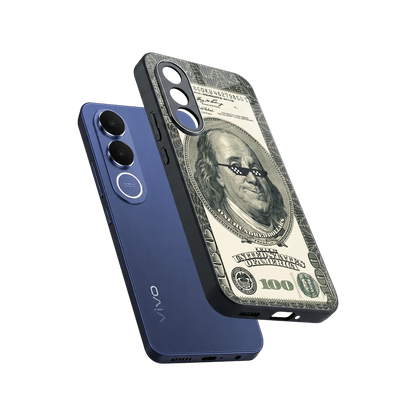 Ben Swag sleek vivo v70 fe cover with tempered glass back and TPU edges