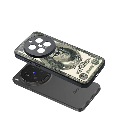 Ben Swag sleek vivo x300 pro cover with tempered glass back and TPU edges