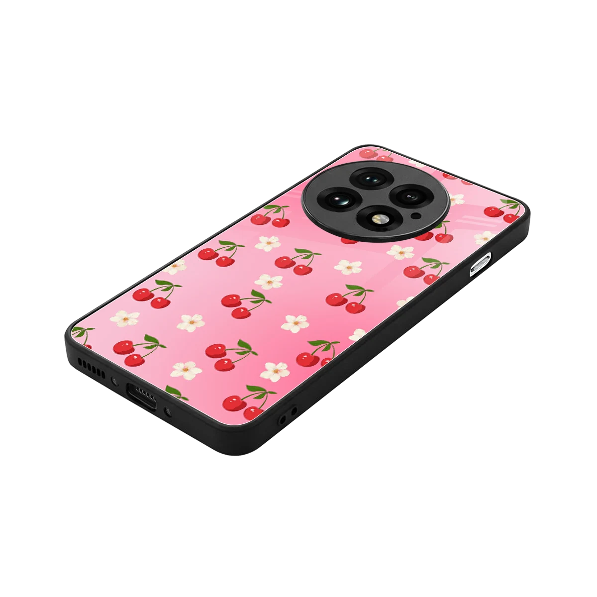 Berry Bliss stylish phone case for oneplus 13 | glossy glass and slim fit