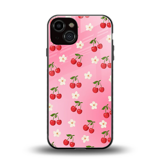 Berry Bliss back phone cover | glass case for iphone 14