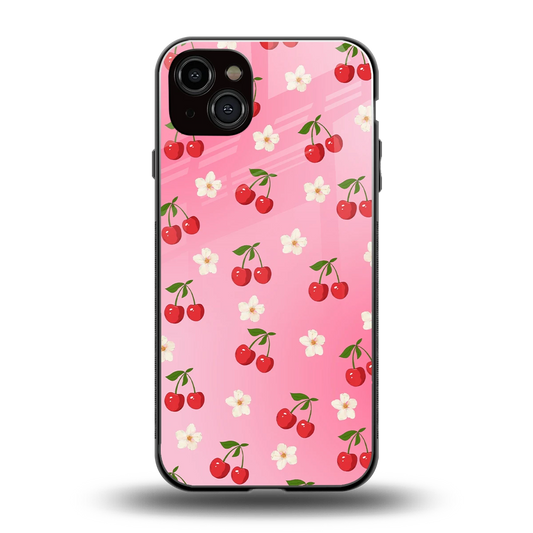 Berry Bliss back phone cover | glass case for iphone 14 plus