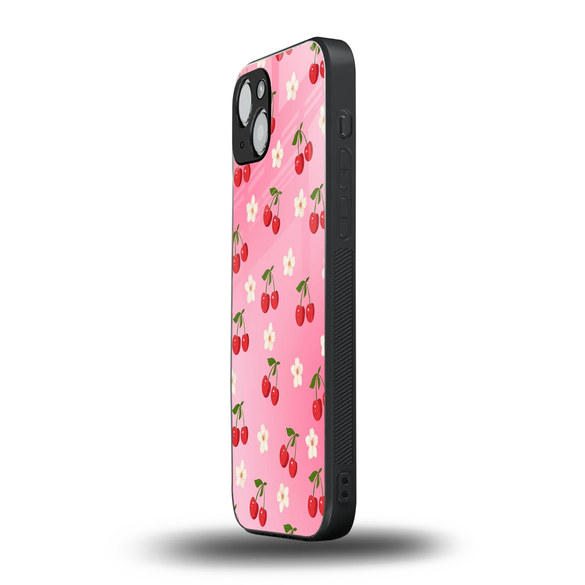 Berry Bliss iphone 15 plus mobile cover | shockproof glass phone case