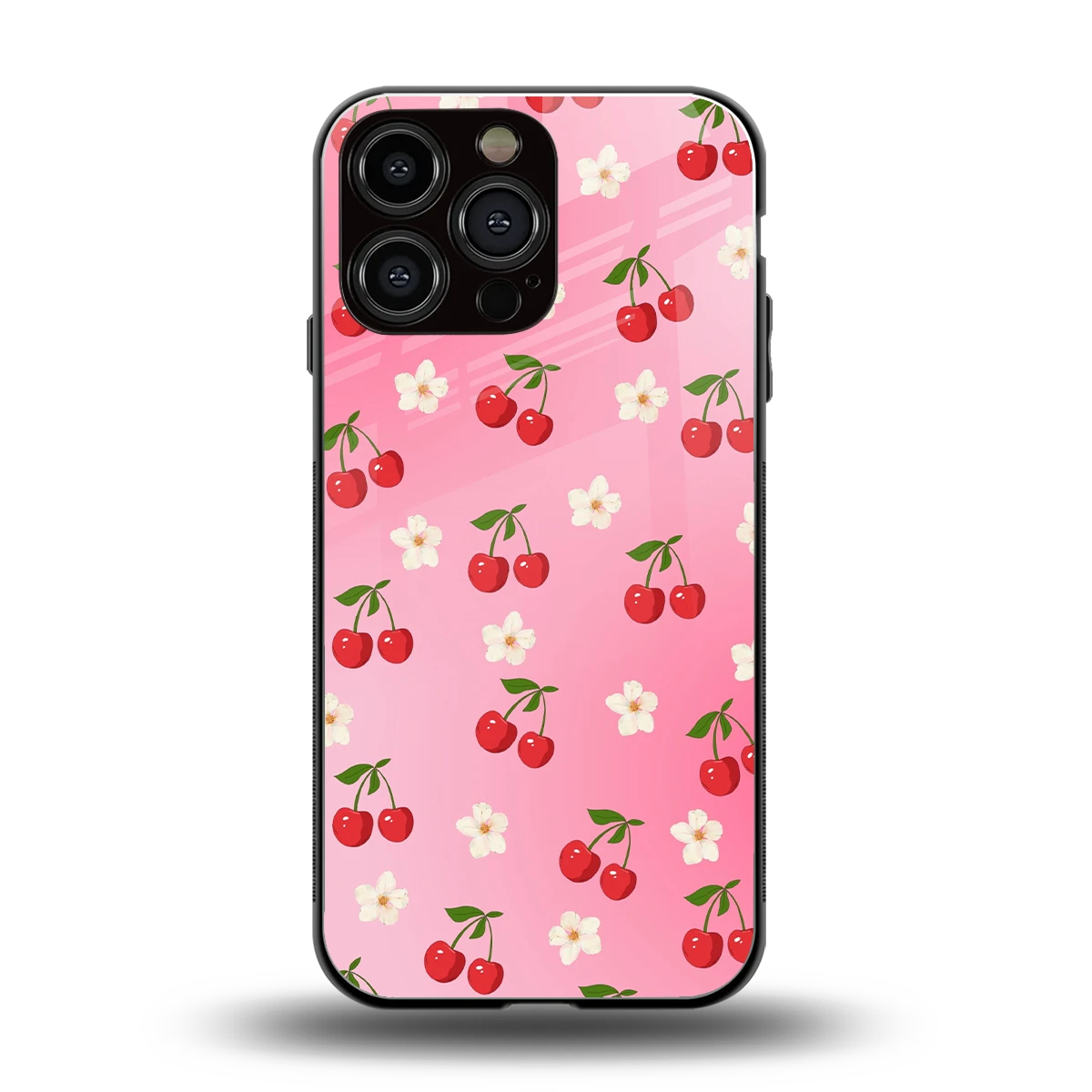 Berry Bliss back phone cover | glass case for iphone 15 pro max