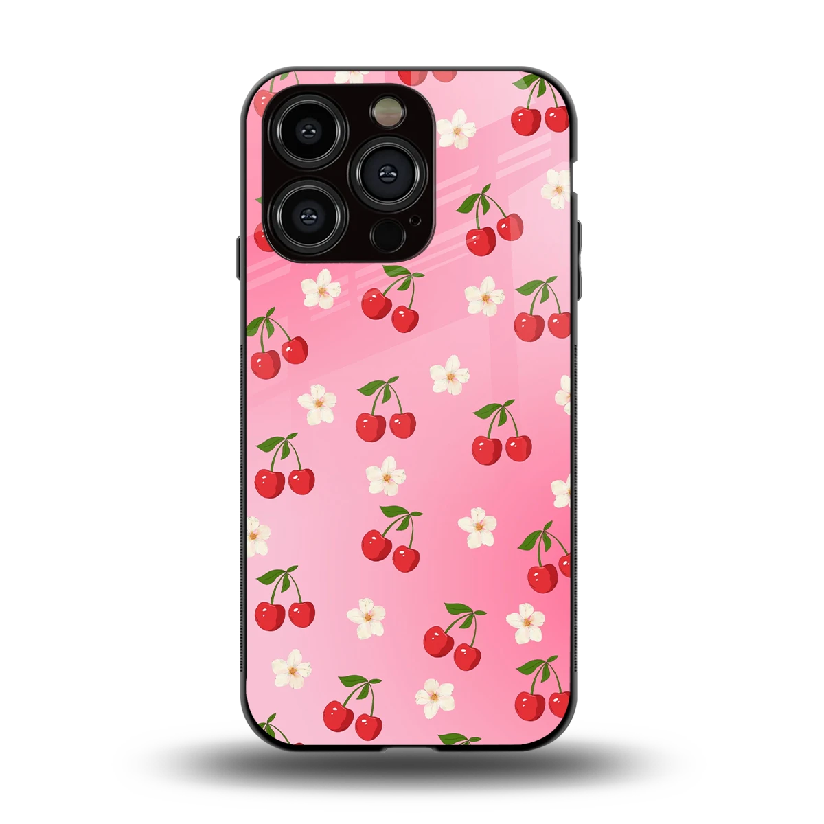 Berry Bliss back phone cover | glass case for iphone 15 pro