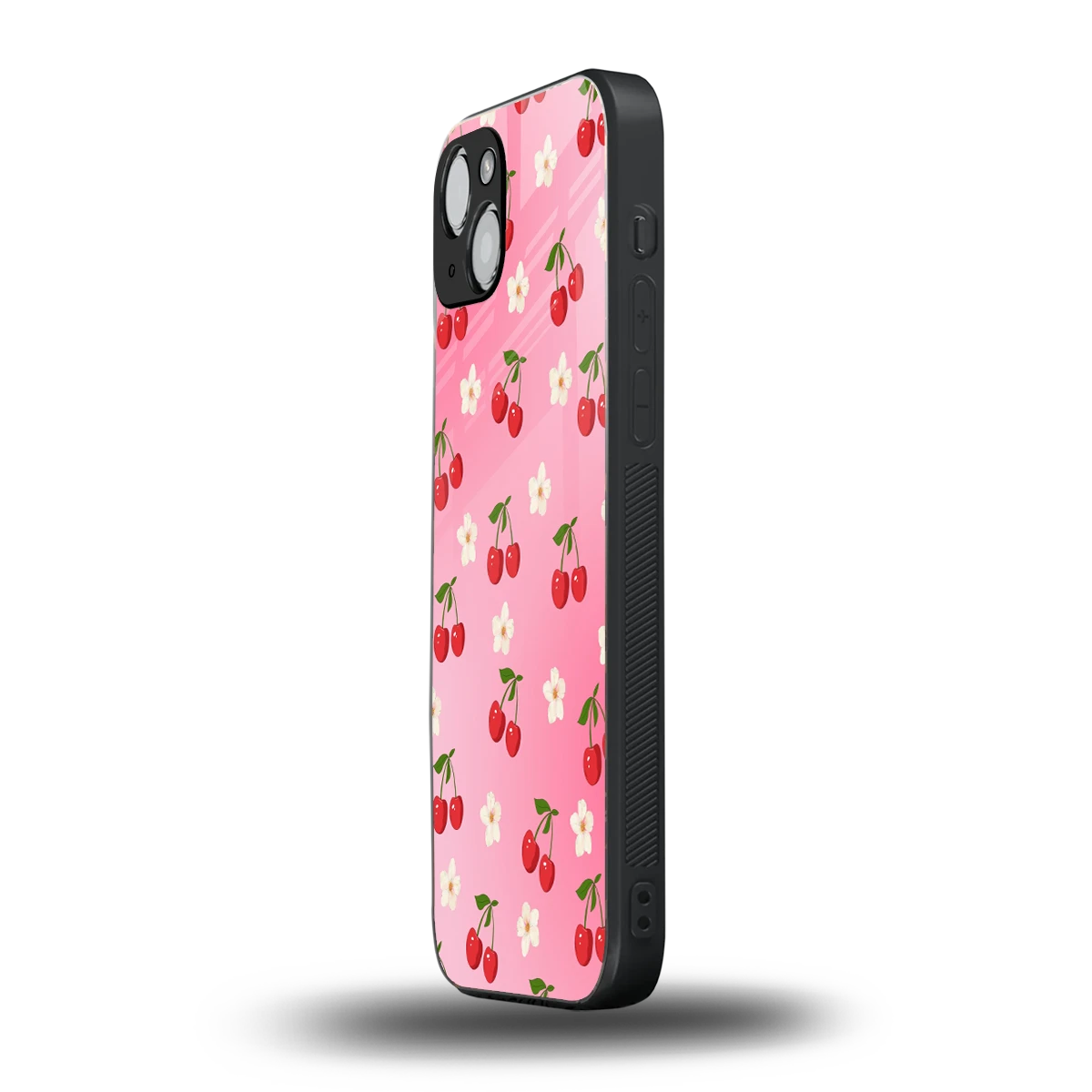 Berry Bliss iphone 15 mobile cover | shockproof glass phone case
