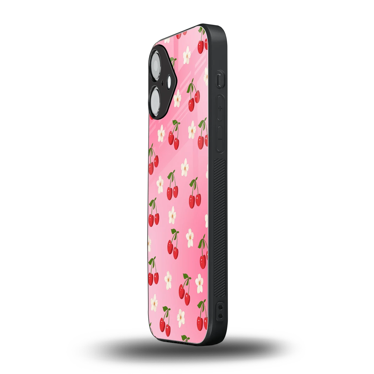 Berry Bliss iPhone 16 mobile cover | shockproof glass phone case