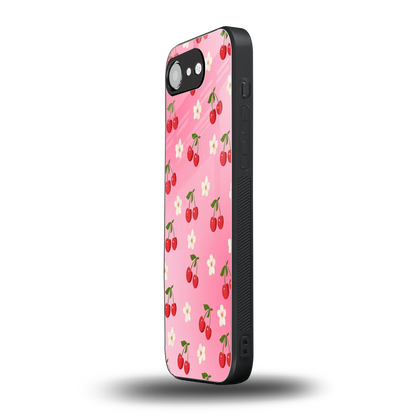 Berry Bliss iphone 17e mobile cover | shockproof glass phone case