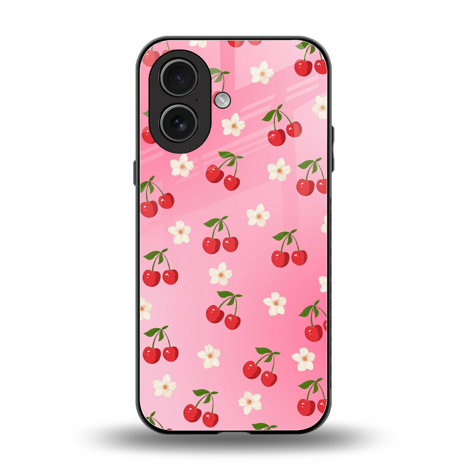 Berry Bliss back phone cover | glass case for iphone 17