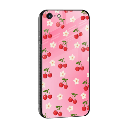 Berry Bliss sleek iphone 6s plus cover with tempered glass back and TPU edges
