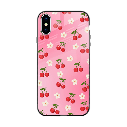 Berry Bliss back phone cover | glass case for iphone x