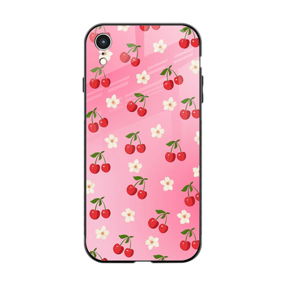 Berry Bliss back phone cover | glass case for iphone xr