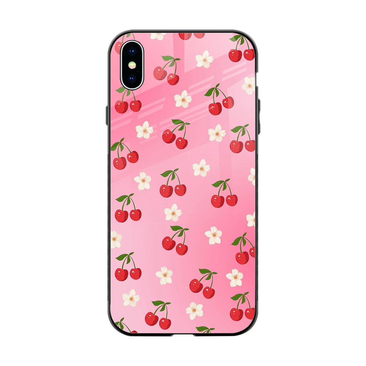 Berry Bliss back phone cover | glass case for iphone xs max