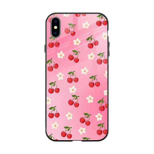 Berry Bliss back phone cover | glass case for iphone xs max