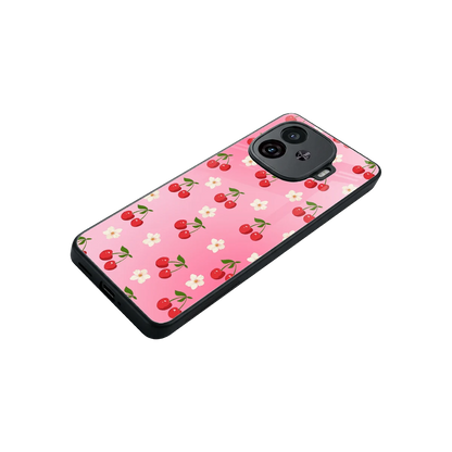 Berry Bliss stylish phone case for iqoo neo 10r 5g | glossy glass and slim fit
