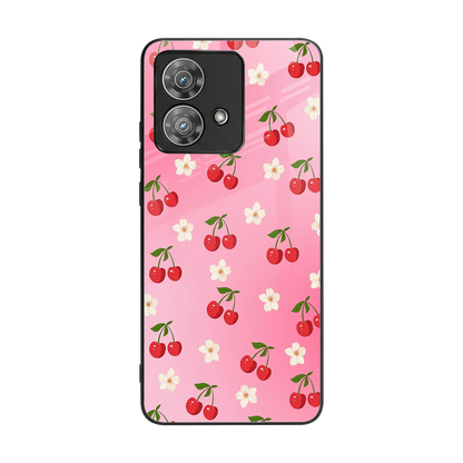 Berry Bliss back phone cover | glass case for motorola edge 40 neo 5g