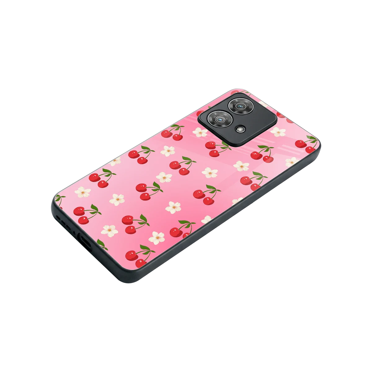Berry Bliss stylish phone case for motorola edge 40 neo 5g | glossy glass and slim fit