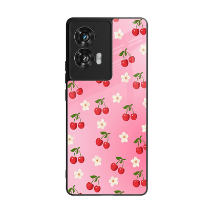 Berry Bliss back phone cover | glass case for motorola edge 50 fusion