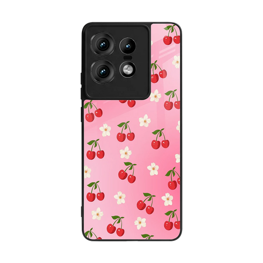 Berry Bliss back phone cover | glass case for motorola edge 50 pro
