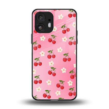 Berry Bliss back phone cover | glass case for nothing phone 2