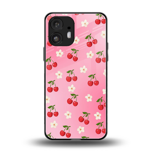 Berry Bliss back phone cover | glass case for nothing phone 2