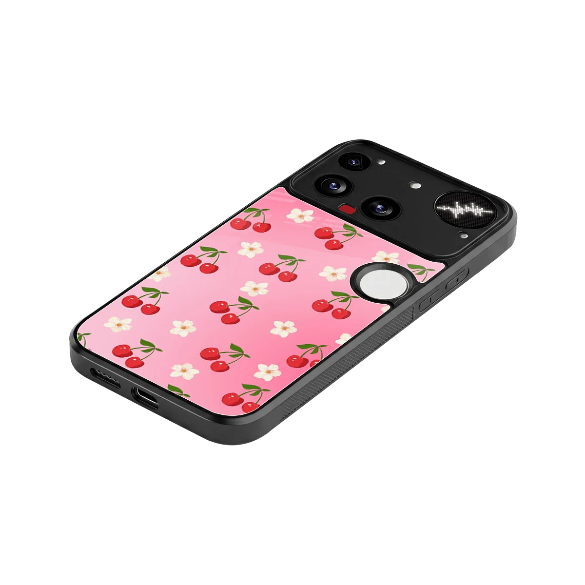 Berry Bliss stylish phone case for nothing phone 3 | glossy glass and slim fit