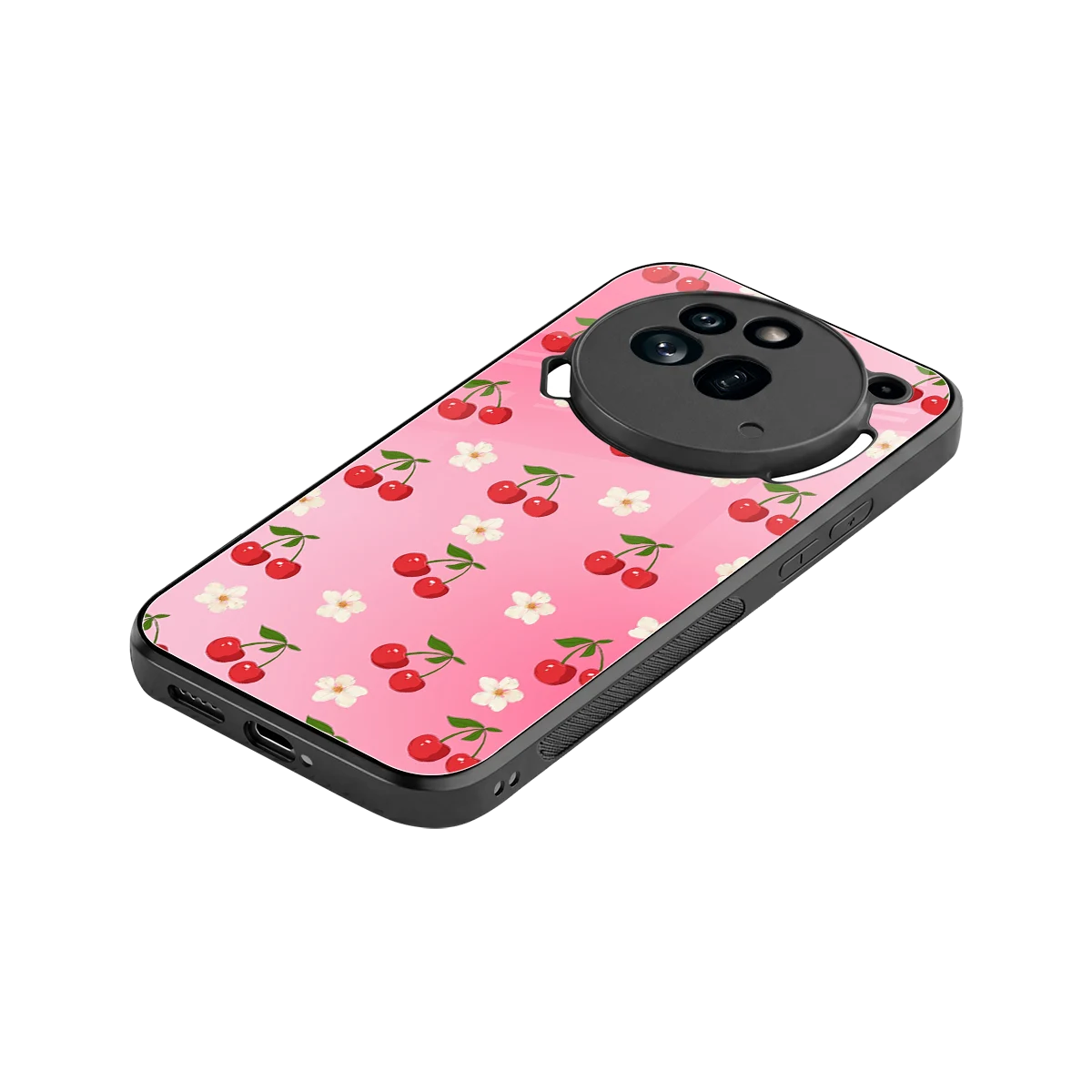 Berry Bliss stylish phone case for nothing phone 3a pro | glossy glass and slim fit