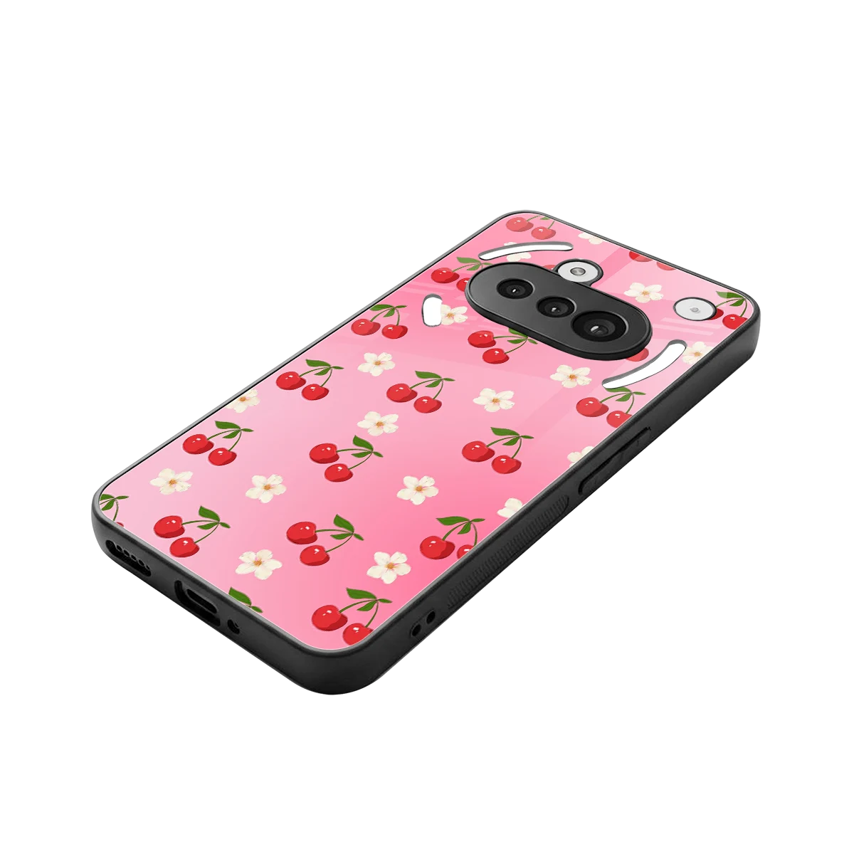 Berry Bliss stylish phone case for nothing phone 3a | glossy glass and slim fit